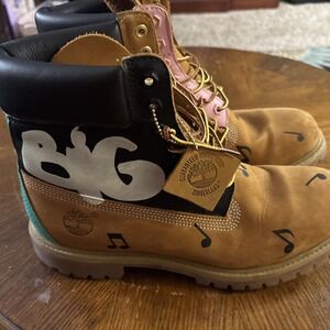 Custom Art Graffiti‎ Timberland Oak Premium 6" Waterproof 10M Wheat Boots 10061